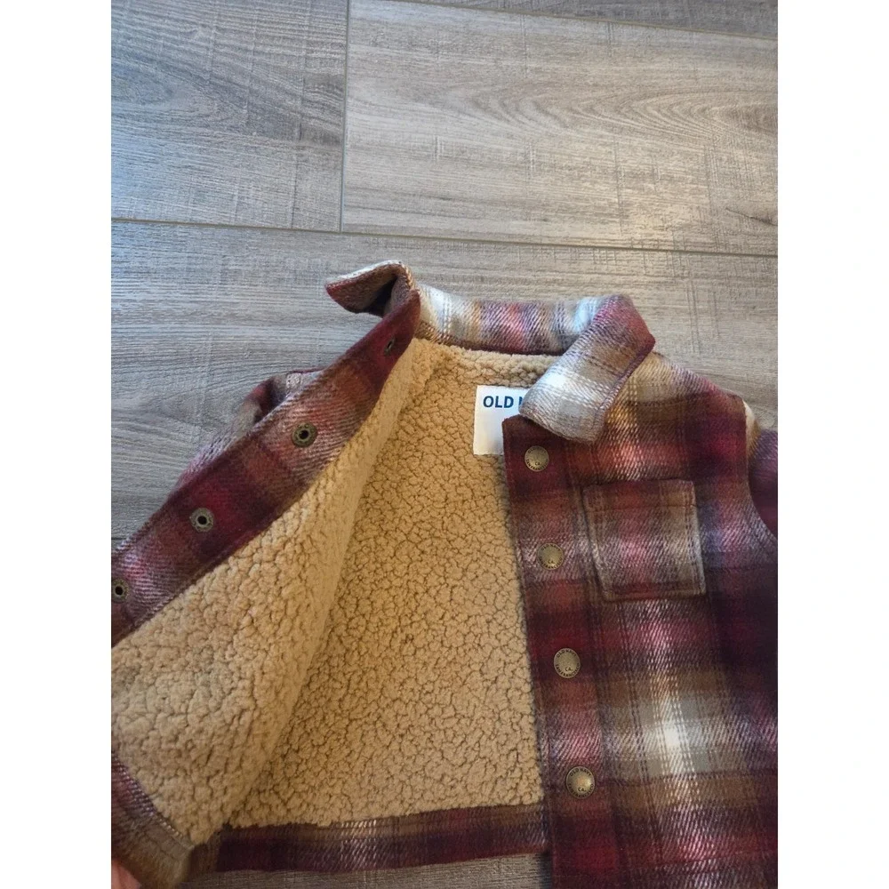Old navy baby boy shacket 0-3‎ mos